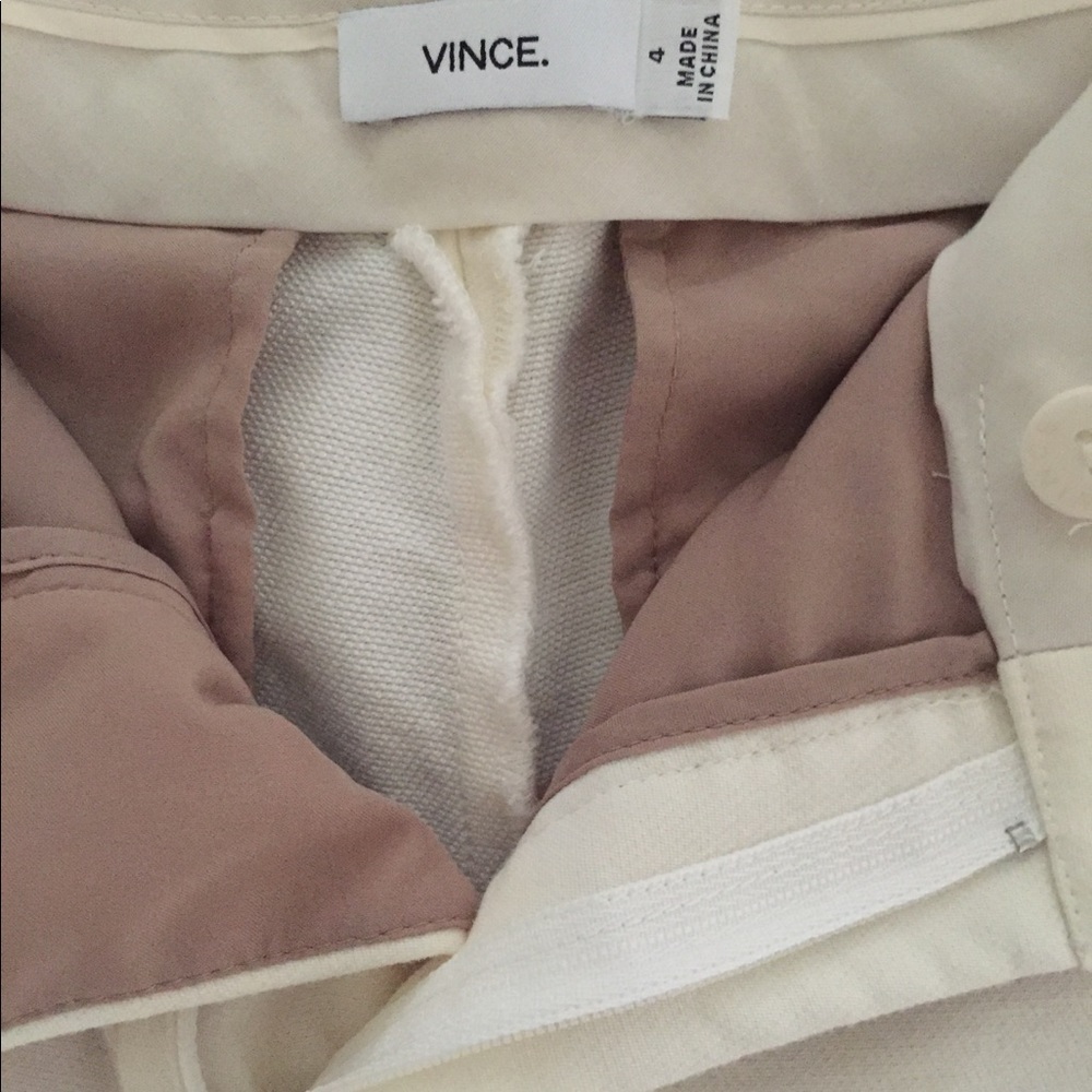 Amazing Like New Vince Viscose/Wool Pleat Cropped